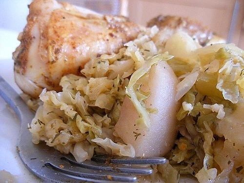 Kapusta z jabłkami