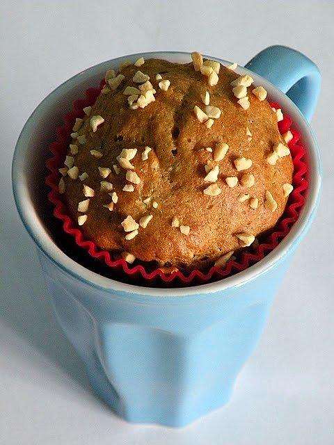 Muffiny bananowe z orzechami