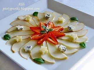 Carpaccio z gruszki