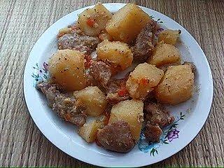 Ziemniaki z mięsem pieczone w rękawie