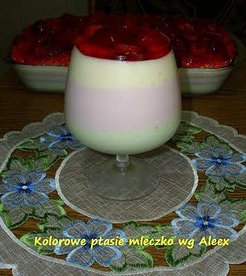 Kolorowe ptasie mleczko według Aleex