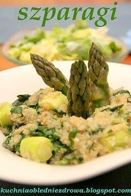 Risotto ze szparagami i quinoa