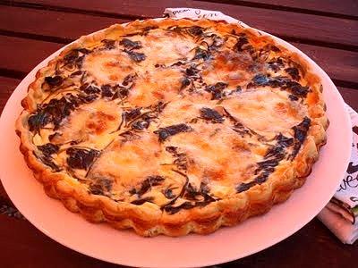 Quiche ze szpinakiem i mozzarellą