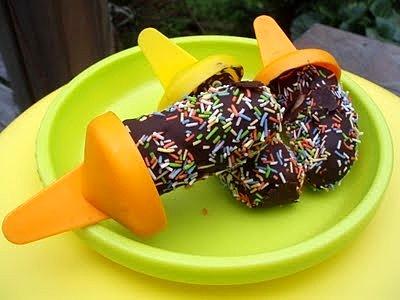 Lody bananowe wegańskie