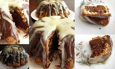 Babka czekoladowo - herbaciana