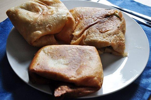 Hola Mexico! Chimichangas ze szpinakiem i grzybami