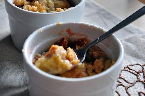 Crumble z rabarbarem