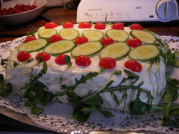 Tort wegetariański wiosenny