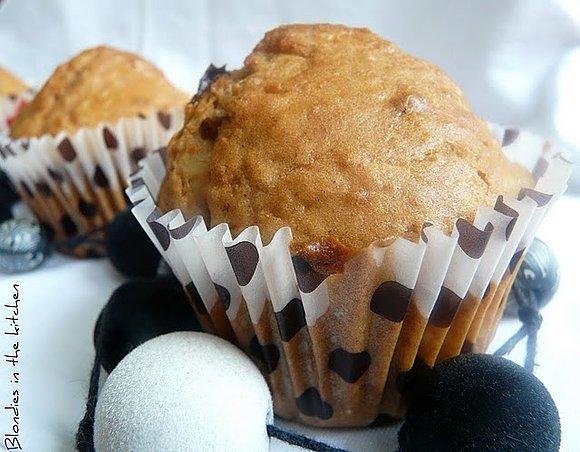 Muffiny owsiane z rodzynkami