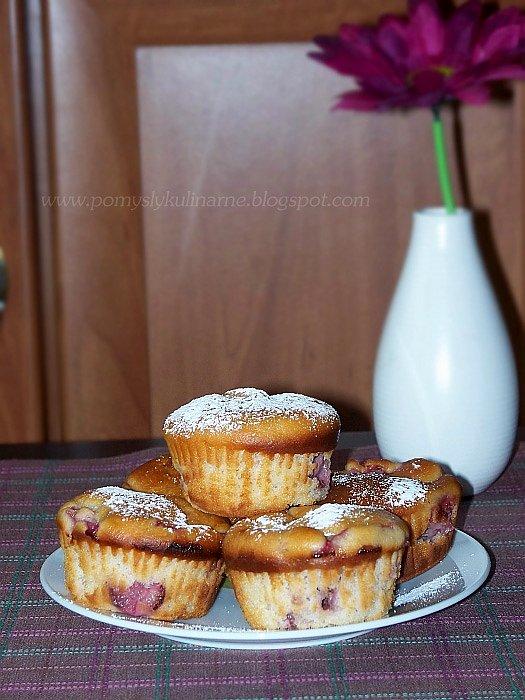 Muffinki z truskawkami