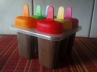 Krówkowe lody na patyku