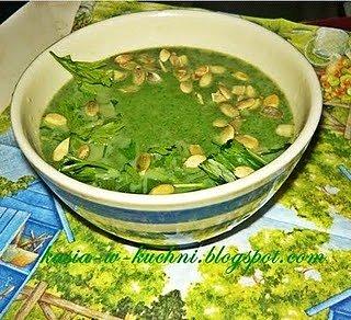 Zupa szpinakowa