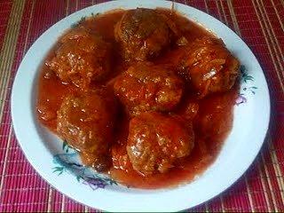 Pulpeciki w sosie curry z rodzynkami