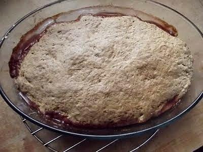 Cobbler z nektarynkami