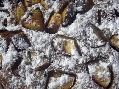 Ciasto bananowe z nektarynkami