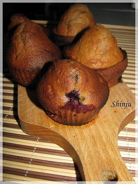 Czekoladowe muffiny z borówkami