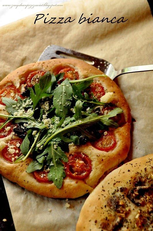 Włoskie smaki pizza bianca