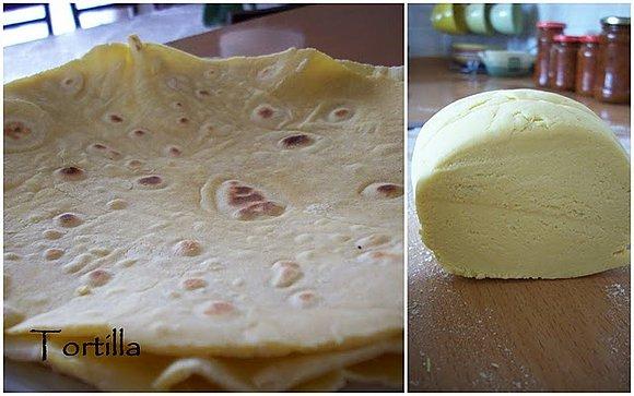 Tortilla z mąki kukurydzianej