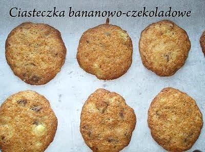 Ciasteczka bananowo-czekoladowe