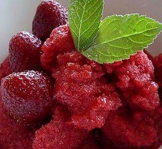 Sorbet truskawkowy - orzeźwiająca ochłoda na upały