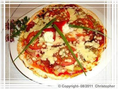 Tortilla a'la pizza