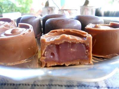 Pralinki z malinowym nadzieniem