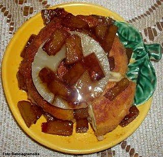 Panierowany camembert z ananasem na ostro
