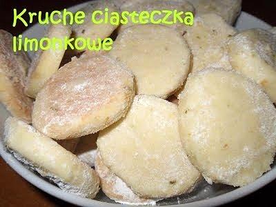 Kruche ciasteczka limonkowe