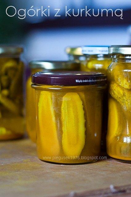 Ogórki z kurkumą i przyprawą do grilla