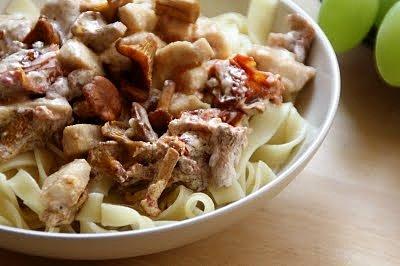 Tagliatelle z kurkami