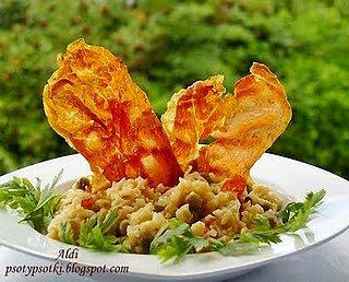 Risotto z zielonym groszkiem i chorizo