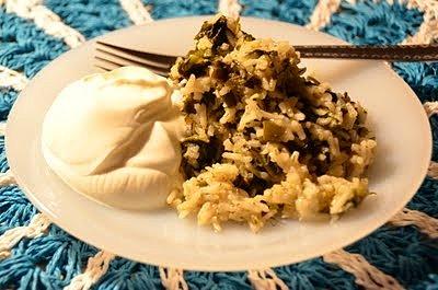 Pilaf ze szpinakiem grecki przepis