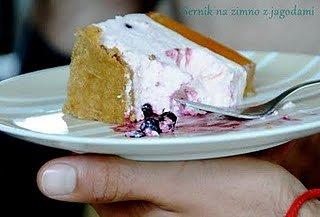 Sernik na zimno z borówką i jagodami