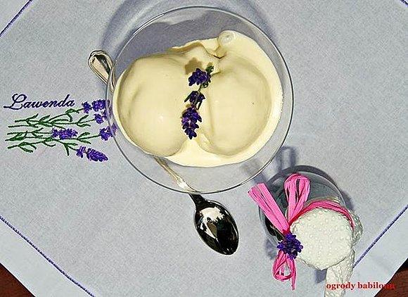 Syrop i lody lawendowe