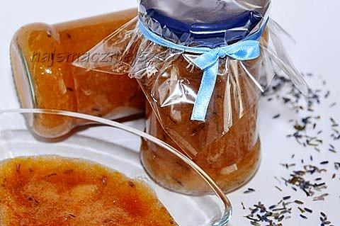 Dżem brzoskwiniowy z lawendą