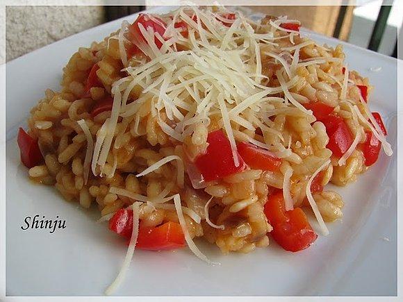 Paprykowe risotto