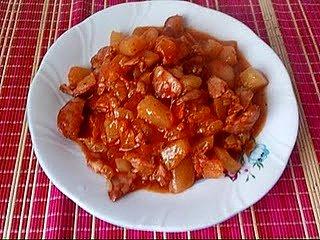 Leczo z patisona i cukinii