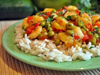 Curry z krewetek w mleczku kokosowym