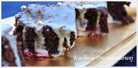 Prawie brownie ze śliwkami wspólne pieczenie