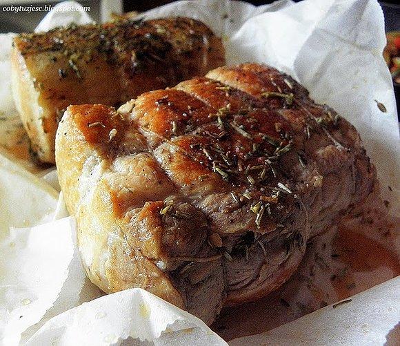 Pieczony soczysty schab