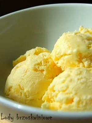 Lody brzoskwiniowe
