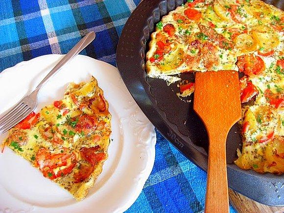 Omlet z piekarnika po grecku