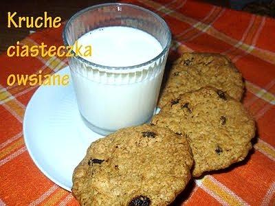 Kruche ciasteczka owsiane