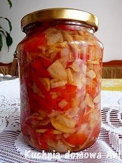 Sałatka pieczarkowo-paprykowa do słoików