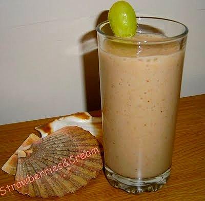 Smoothie bananowe z jabłkami i mlekiem