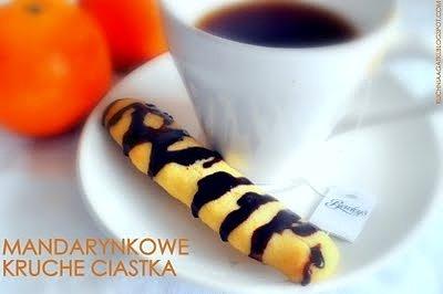 Mandarynkowe kruche ciastka