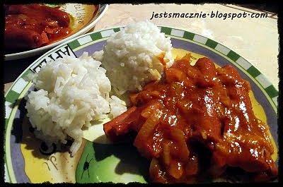 Parówki w stylu stroganoff