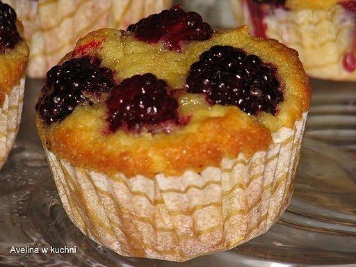 Muffinki z jeżynami