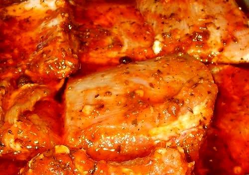 Pieczone żeberka z miodem i ciemnym piwem