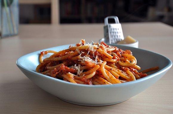 Bucatini all'amatriciana